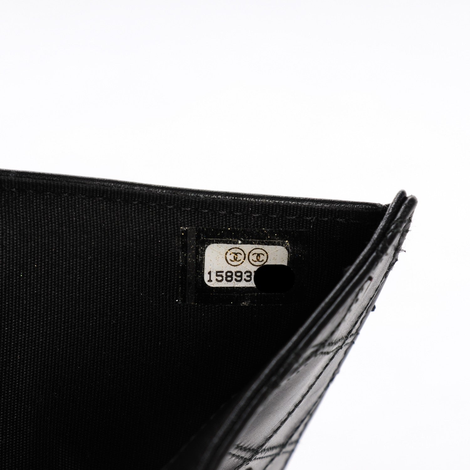 Chanel Lambskin Stitched French Wallet Black 10 of 10