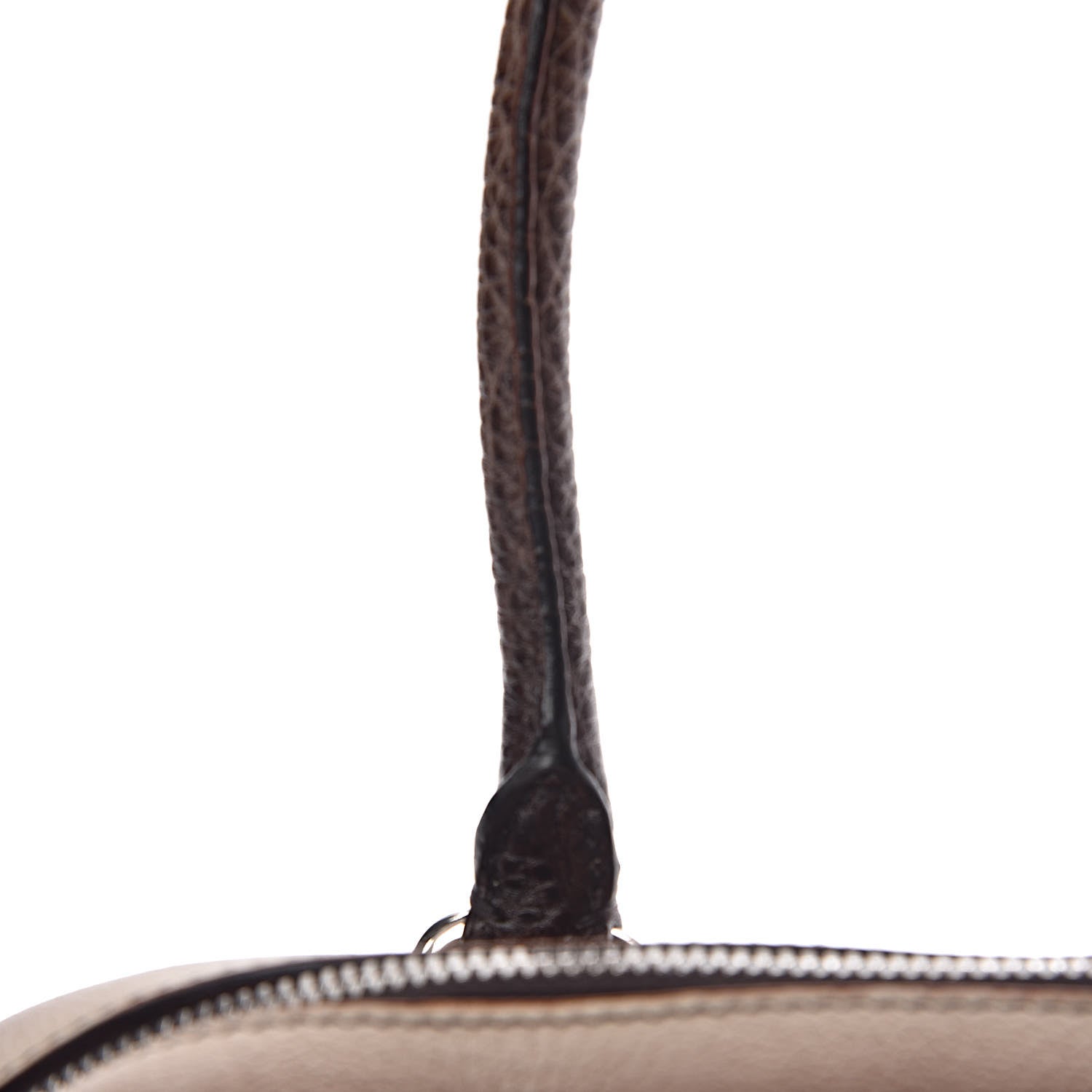 Prada Cervo Lux Bowler Bag Brown 8 of 16