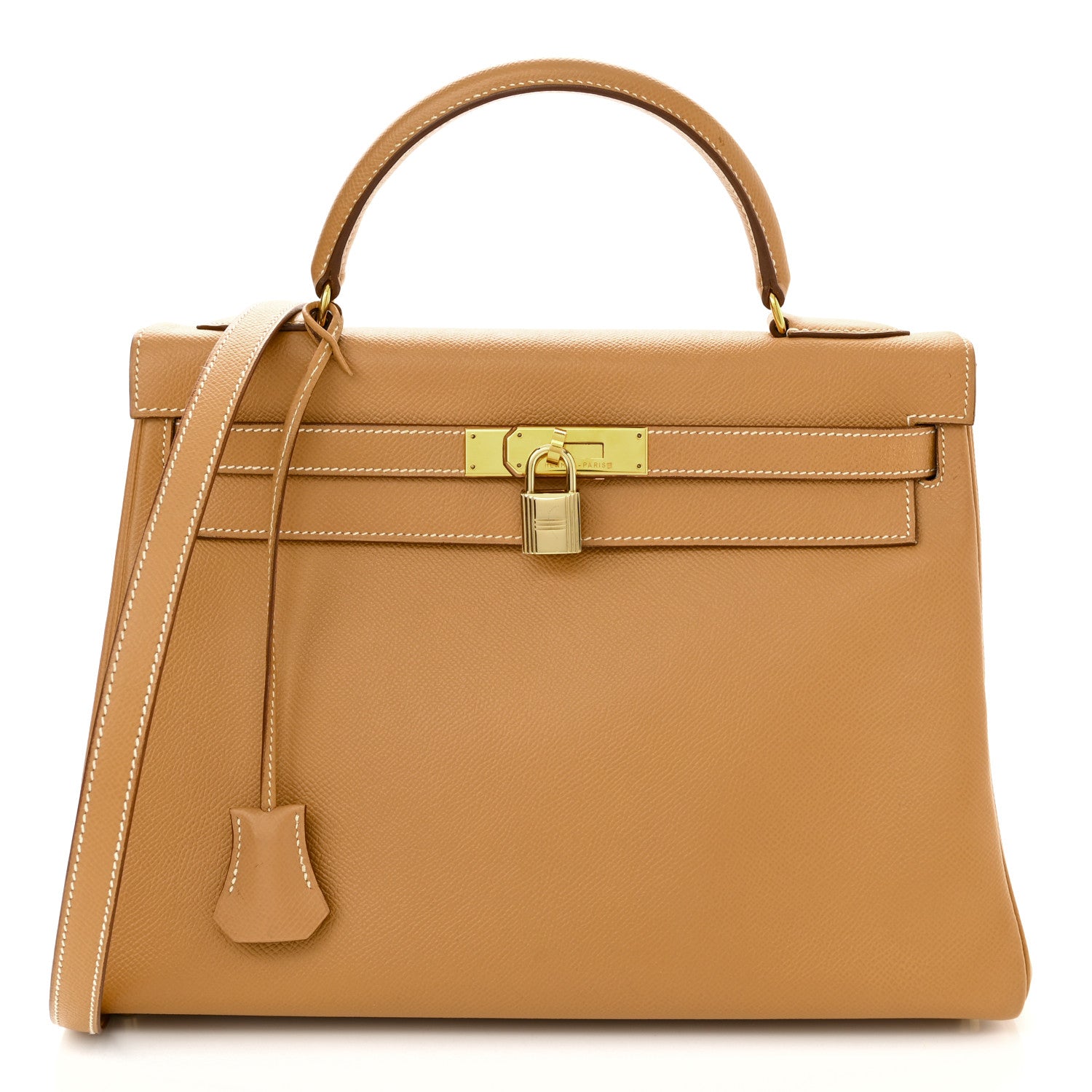 Hermes Courchevel Kelly Retourne 32 Naturelle 1 of 12