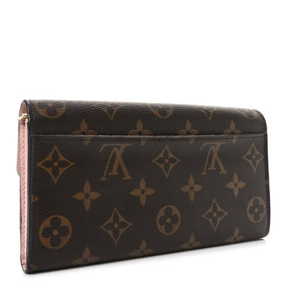 Louis Vuitton Monogram Sarah Wallet NM Rose Ballerine 3 of 7