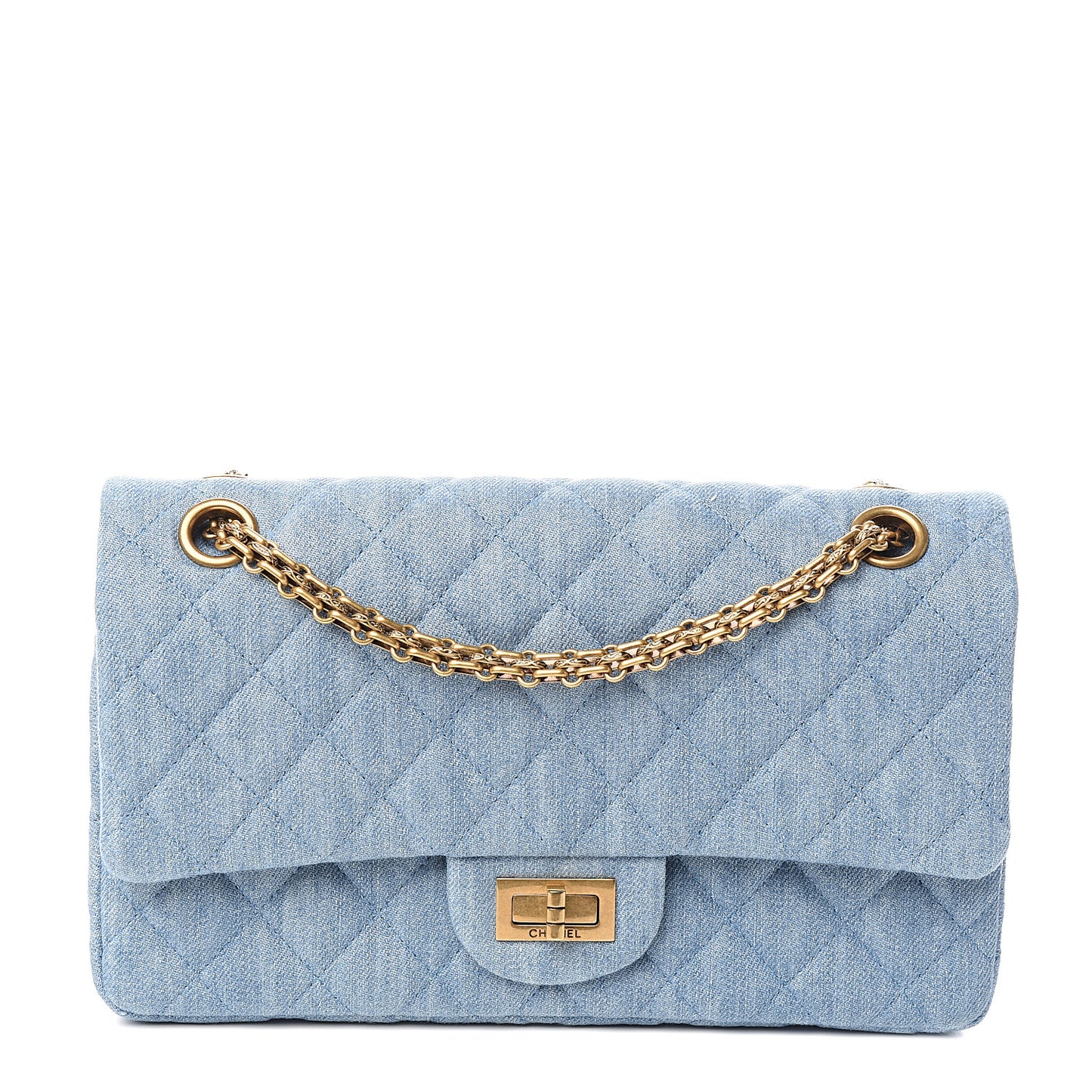 Denim Quilted 2.55 Reissue 225 Flap Blue