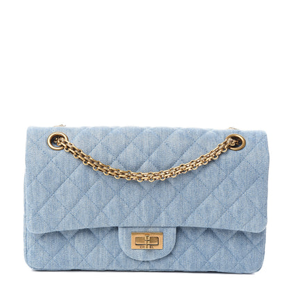 Chanel Denim Quilted 2.55 Reissue 225 Flap Blue 1 of 10