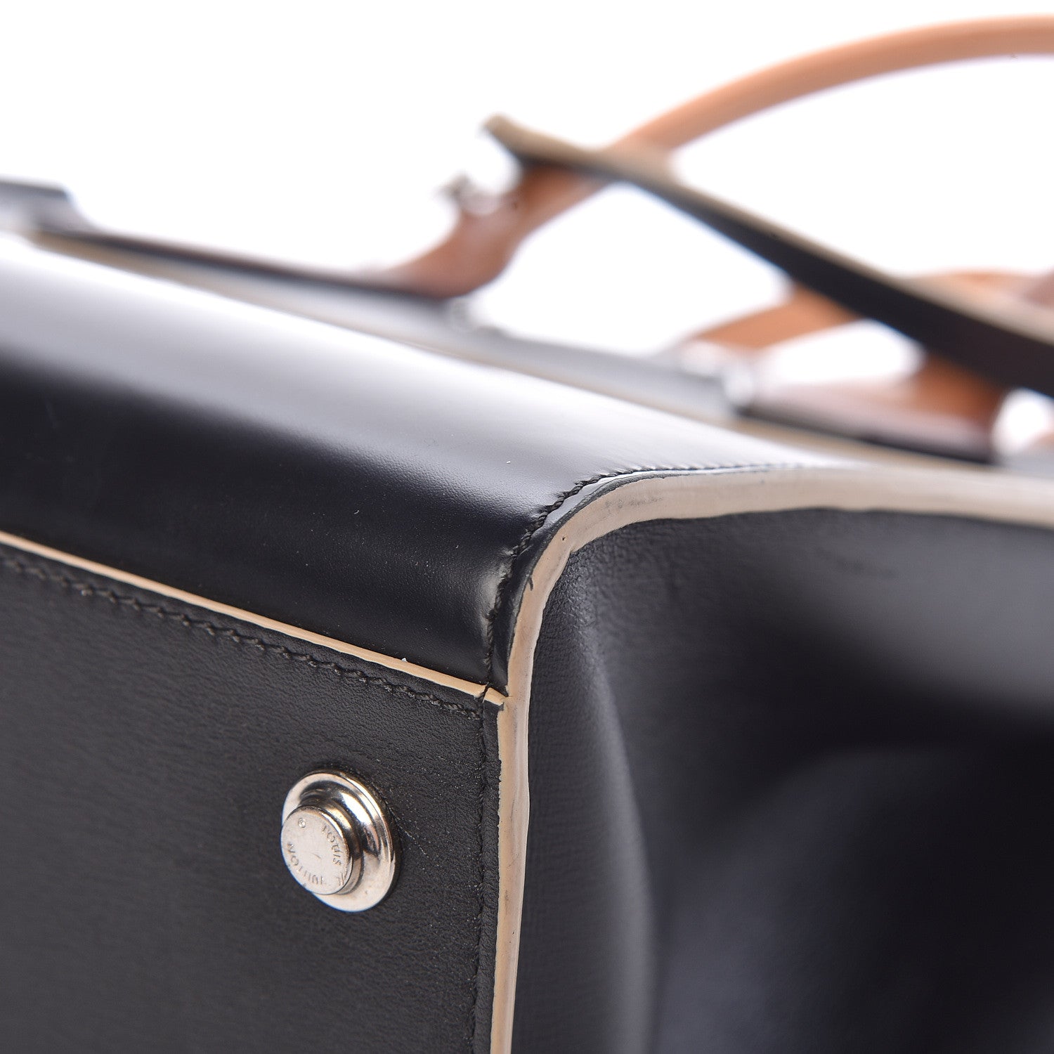 Louis Vuitton Calfskin World Tour City Steamer MM Black 15 of 27