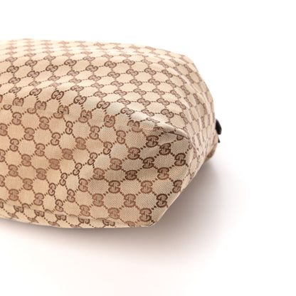 Gucci Monogram Large Horsebit Chain Hobo Dark Brown 8 of 8