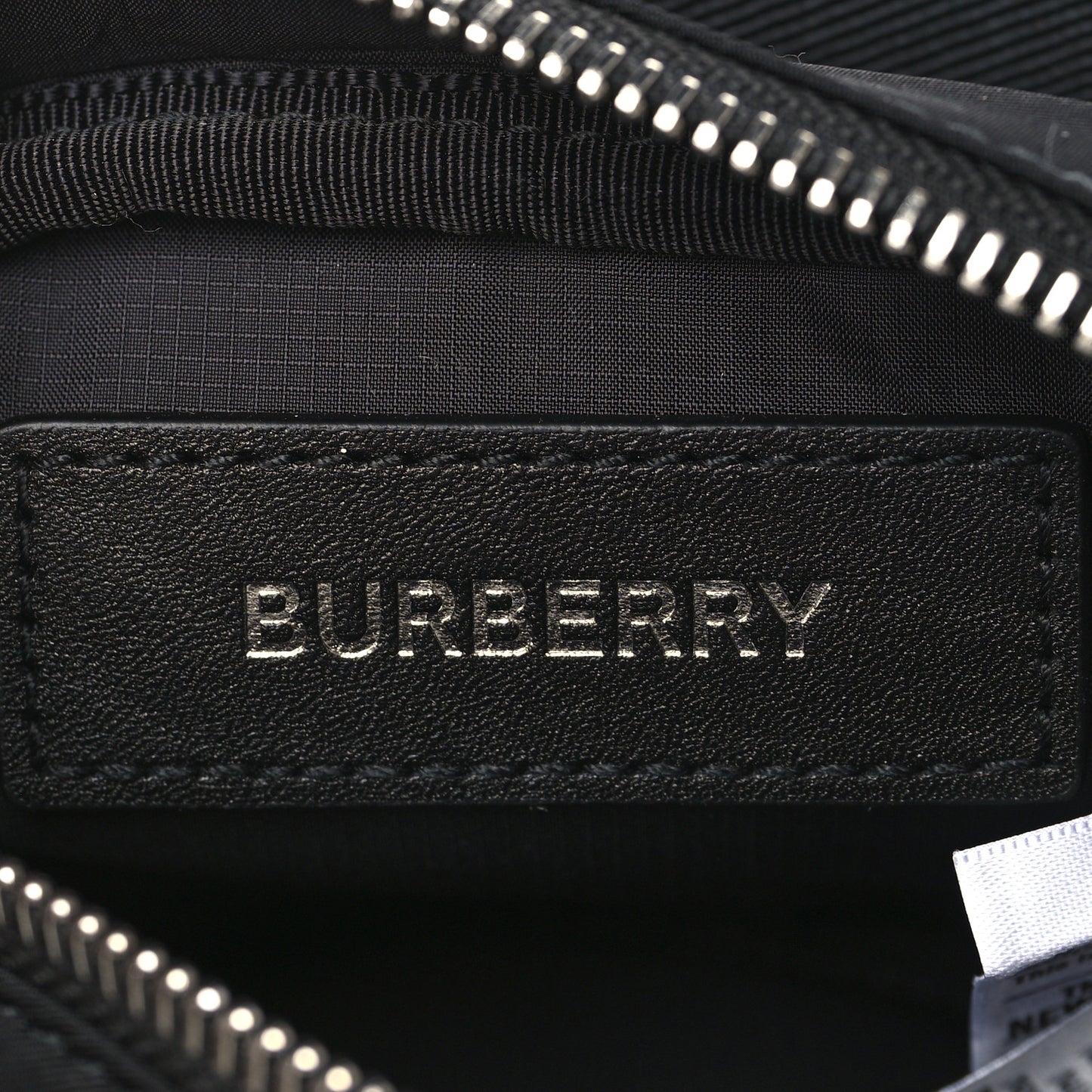 Econyl Logo Print Small Cannon Bum Bag Black