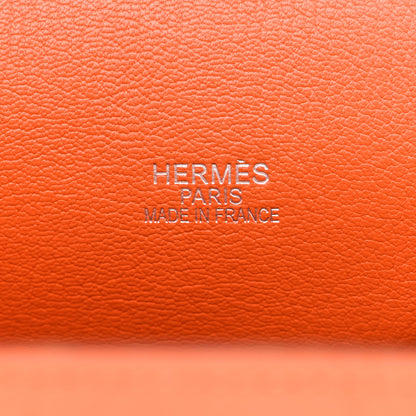 Hermes Taurillon Clemence Jypsiere 34 Orange 6 of 12