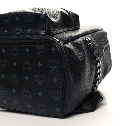 MCM Visetos Large Side Studs Stark Backpack Black 11 of 12