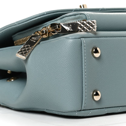 Chanel Caviar Quilted Small Business Affinity Flap Blue 9 of 12