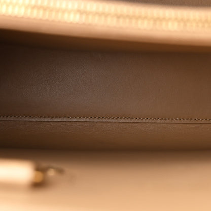 Saint Laurent Grained Calfskin Small Sac De Jour Deep Beige 6 of 13