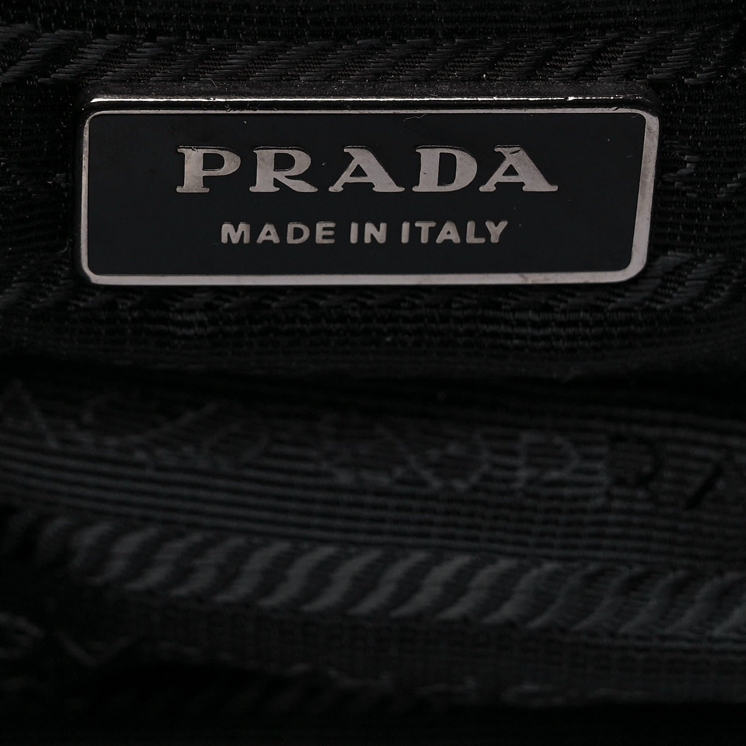 Prada Vitello Daino Drawstring Bucket Black 5 of 9