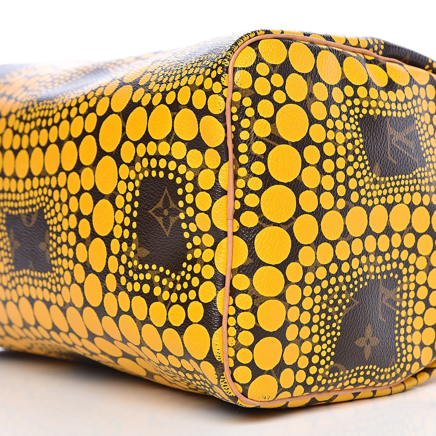 Louis Vuitton Monogram Kusama Town Speedy 30 Yellow 10 of 12
