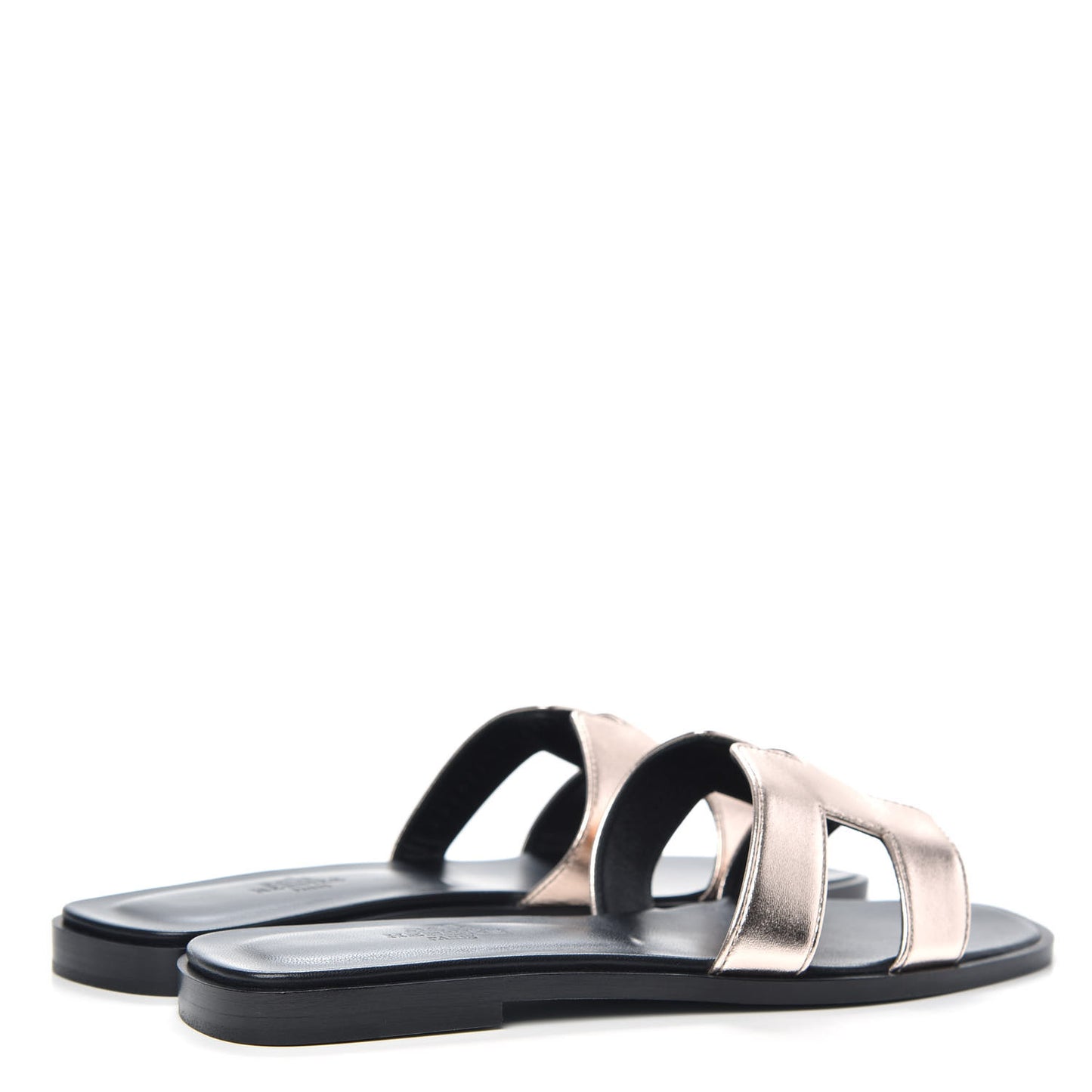 Metallic Nappa Oran Sandals 36.5 Or Vieilli