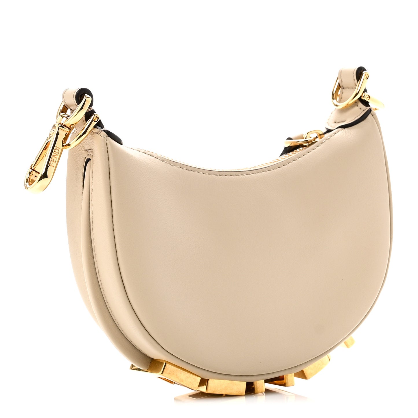 Vitello Grace Matte Nano Fendigraphy Hobo Charm Nuvola