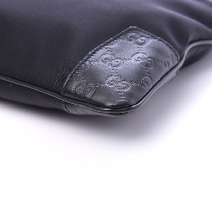 Gucci Guccissima Nylon Messenger Bag Black 7 of 10