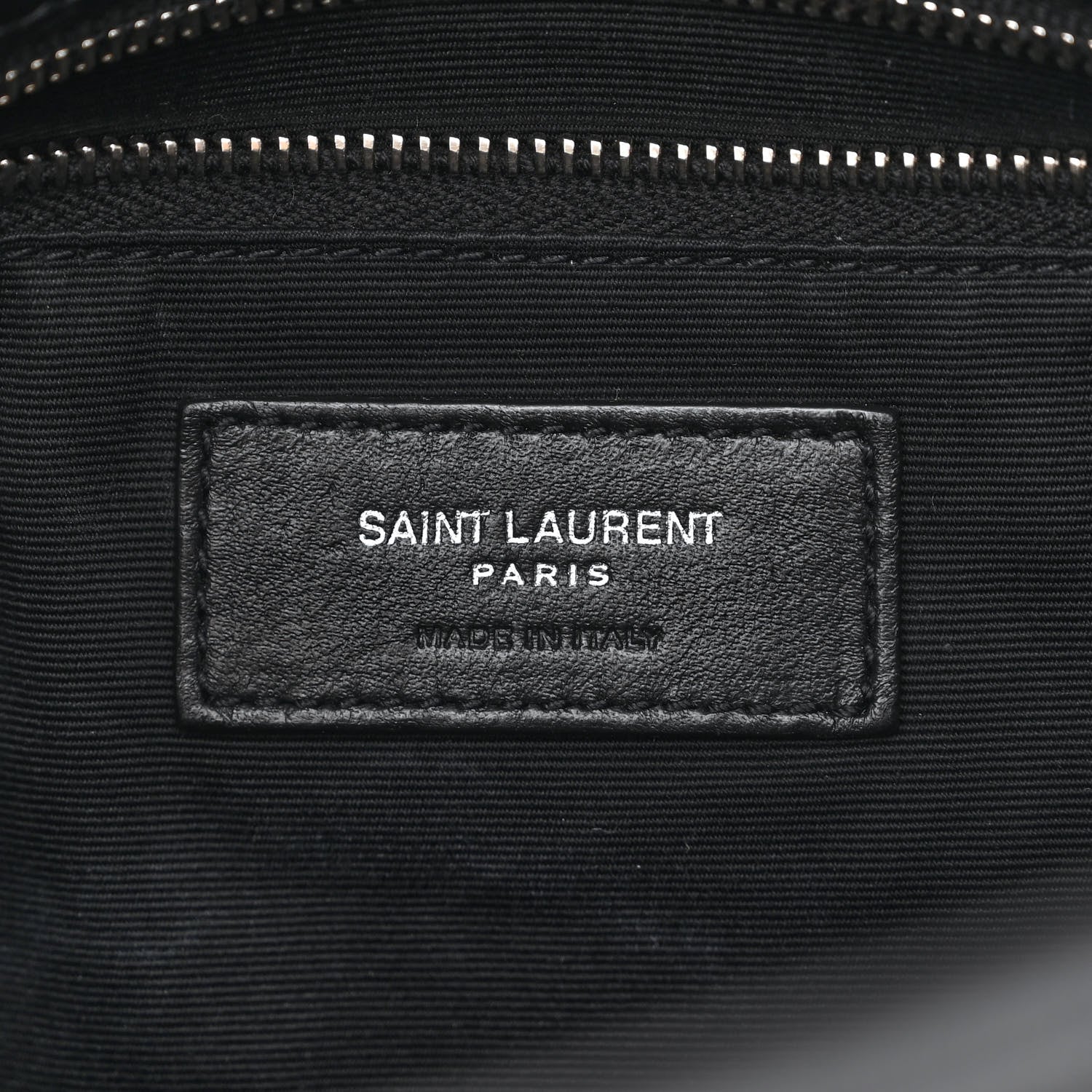 Saint Laurent Lambskin Quilted Small Loulou Puffer Monogram Chain Satchel Black 6 of 11