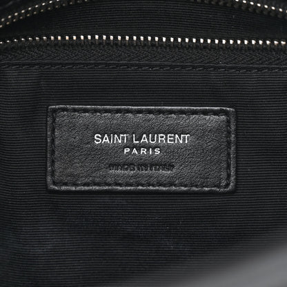 Saint Laurent Lambskin Quilted Small Loulou Puffer Monogram Chain Satchel Black 6 of 11