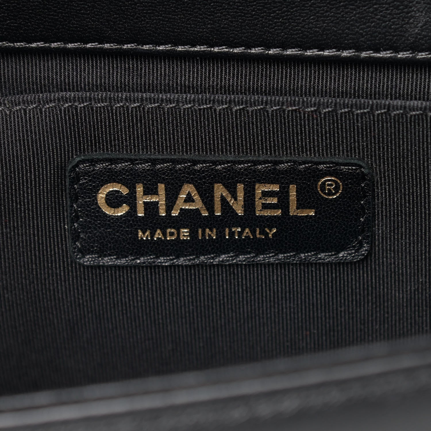 Chanel Lambskin Chevron Quilted Medium Boy Flap Black 6 of 16