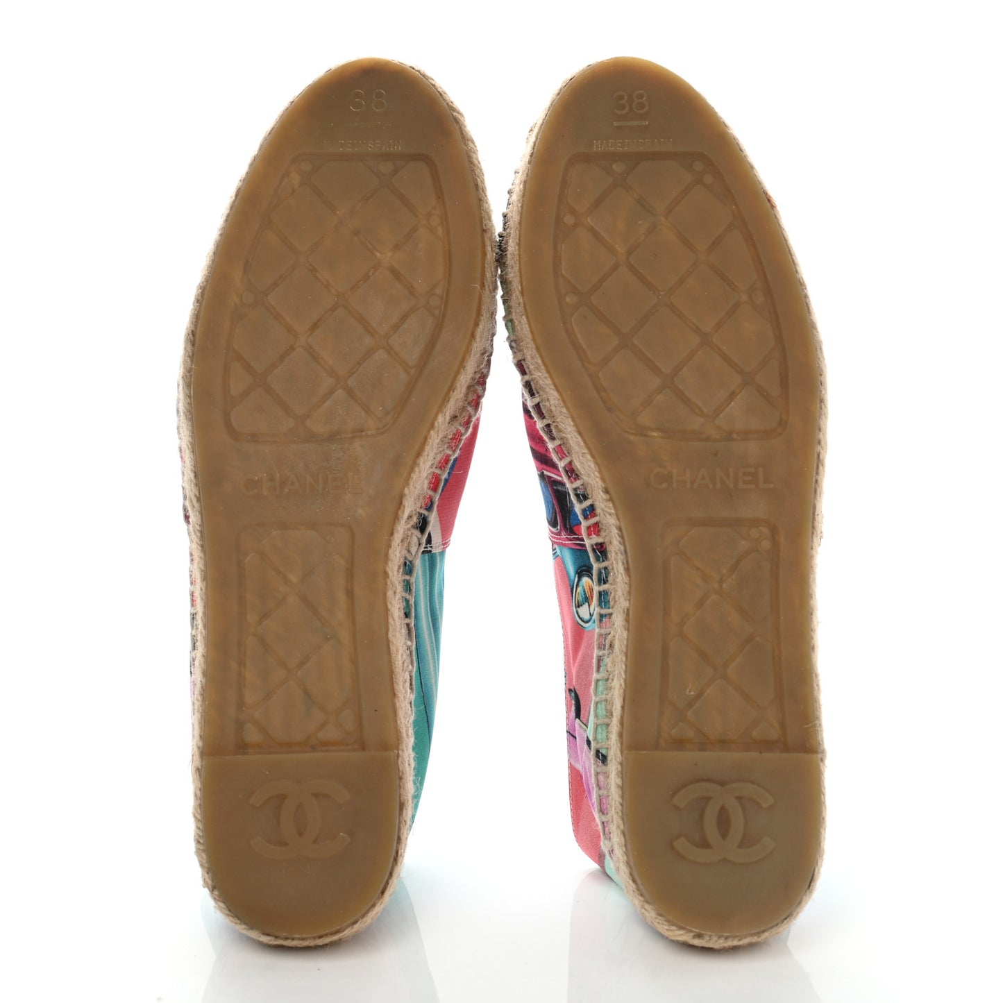 Fabric Patent CC Espadrilles Multicolor 38 Black