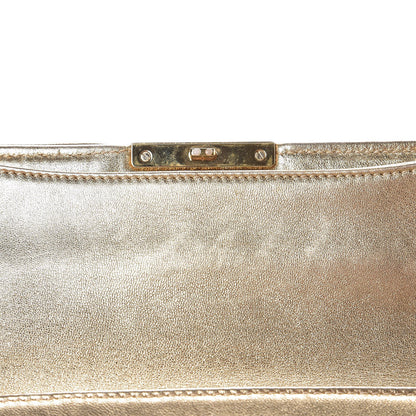 Louis Vuitton Metallic Lambskin SC Slim Clutch Gold 9 of 10