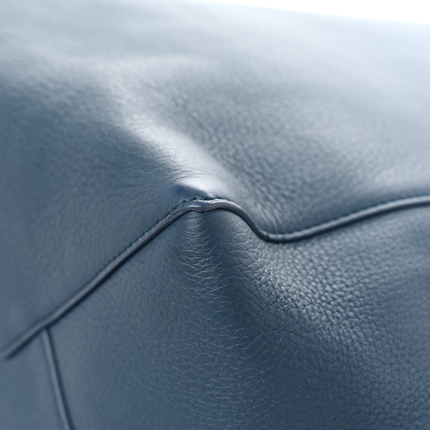 Celine Grained Calfskin Small Horizontal Cabas Phantom Slate 8 of 11