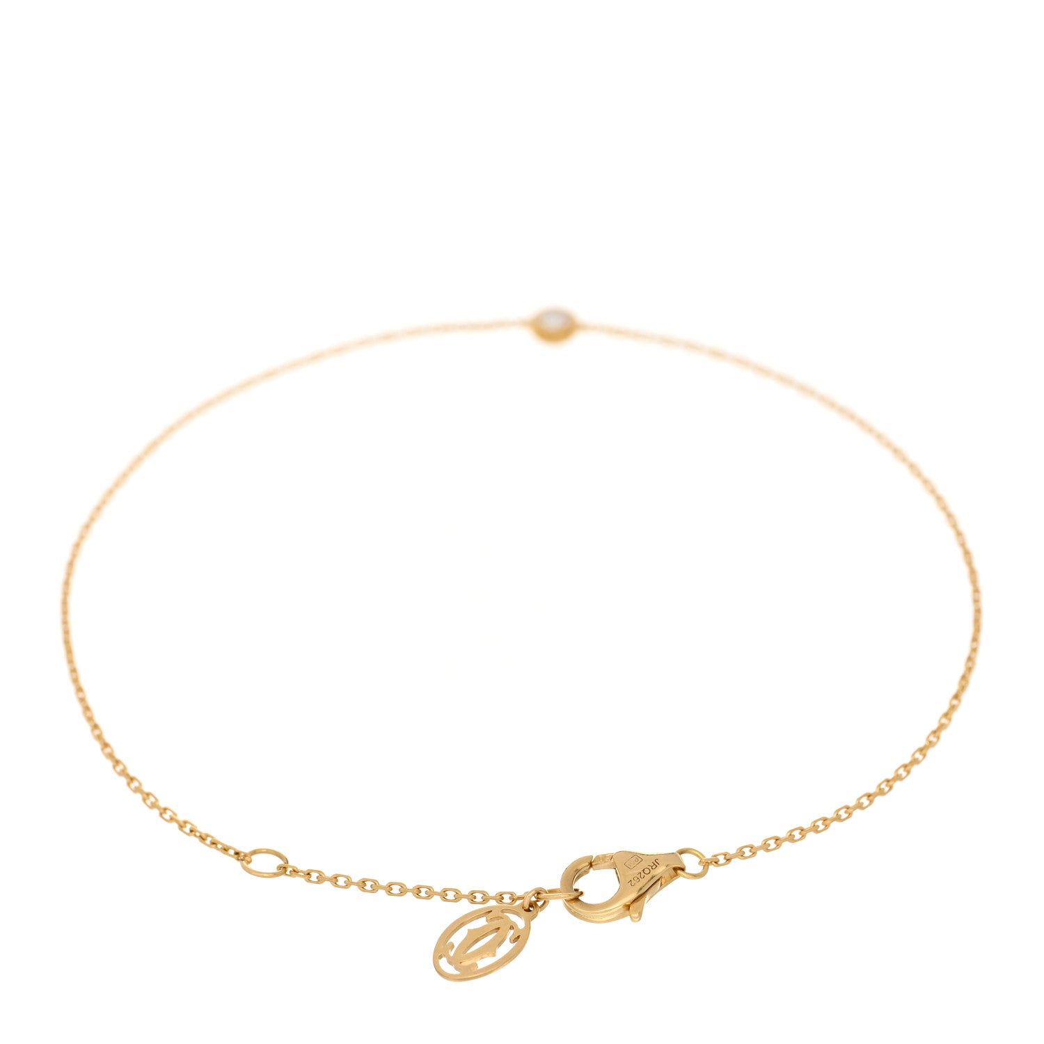 Cartier 18K Yellow Gold Diamond XS D'Amour Bracelet 2 of 4