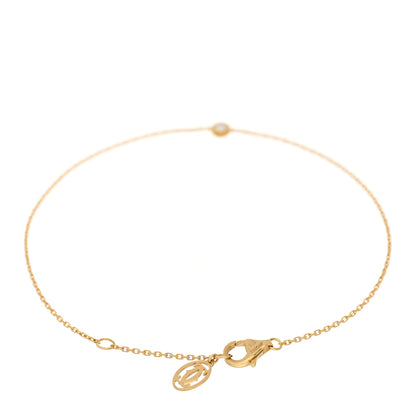Cartier 18K Yellow Gold Diamond XS D'Amour Bracelet 2 of 4
