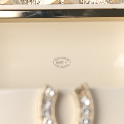 Chanel Resin Crystal Pearl Airpod Pro Case Necklace Gold White Pearly Black 5 of 8