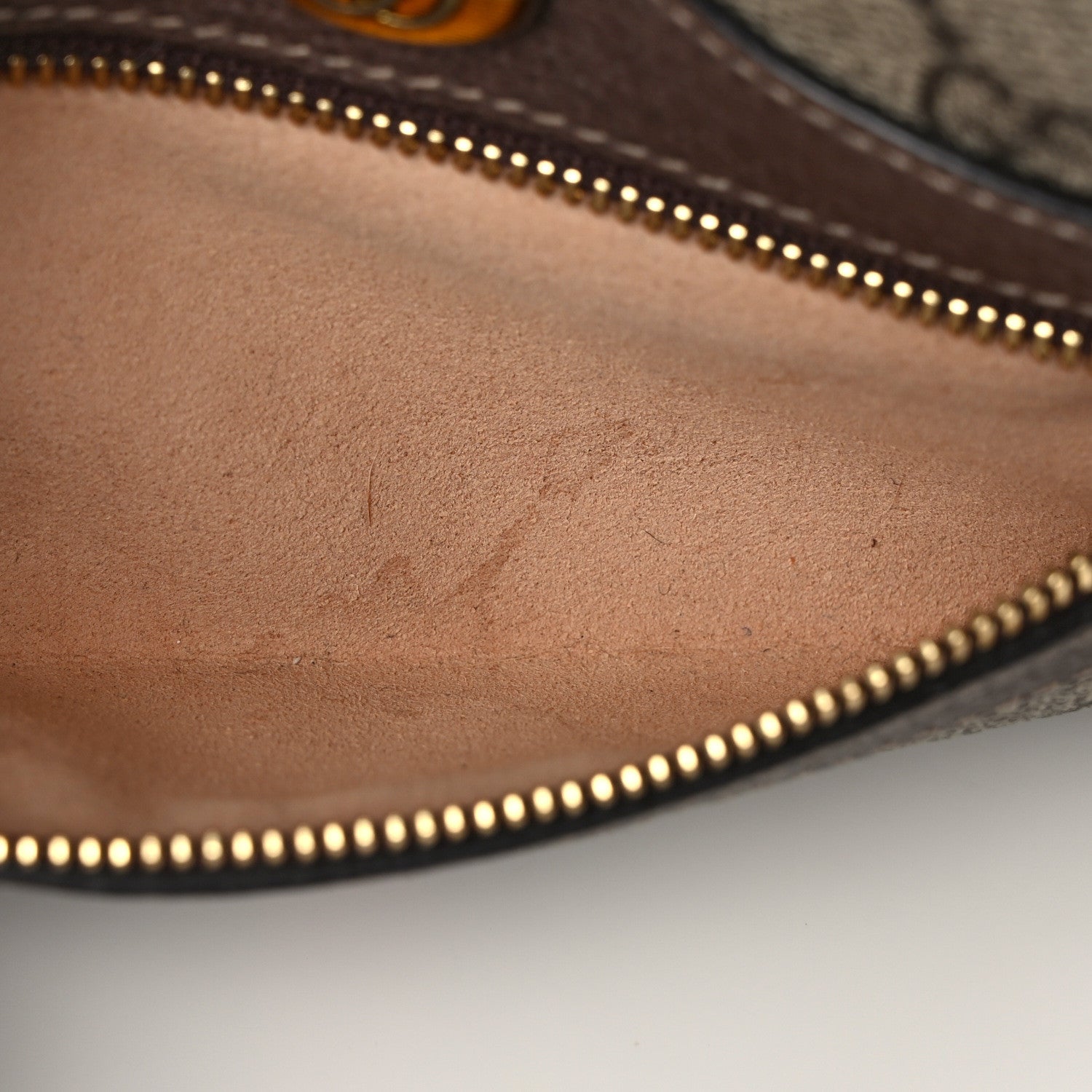 Gucci GG Supreme Monogram Web Mini Ophidia Shoulder Bag Brown 11 of 13