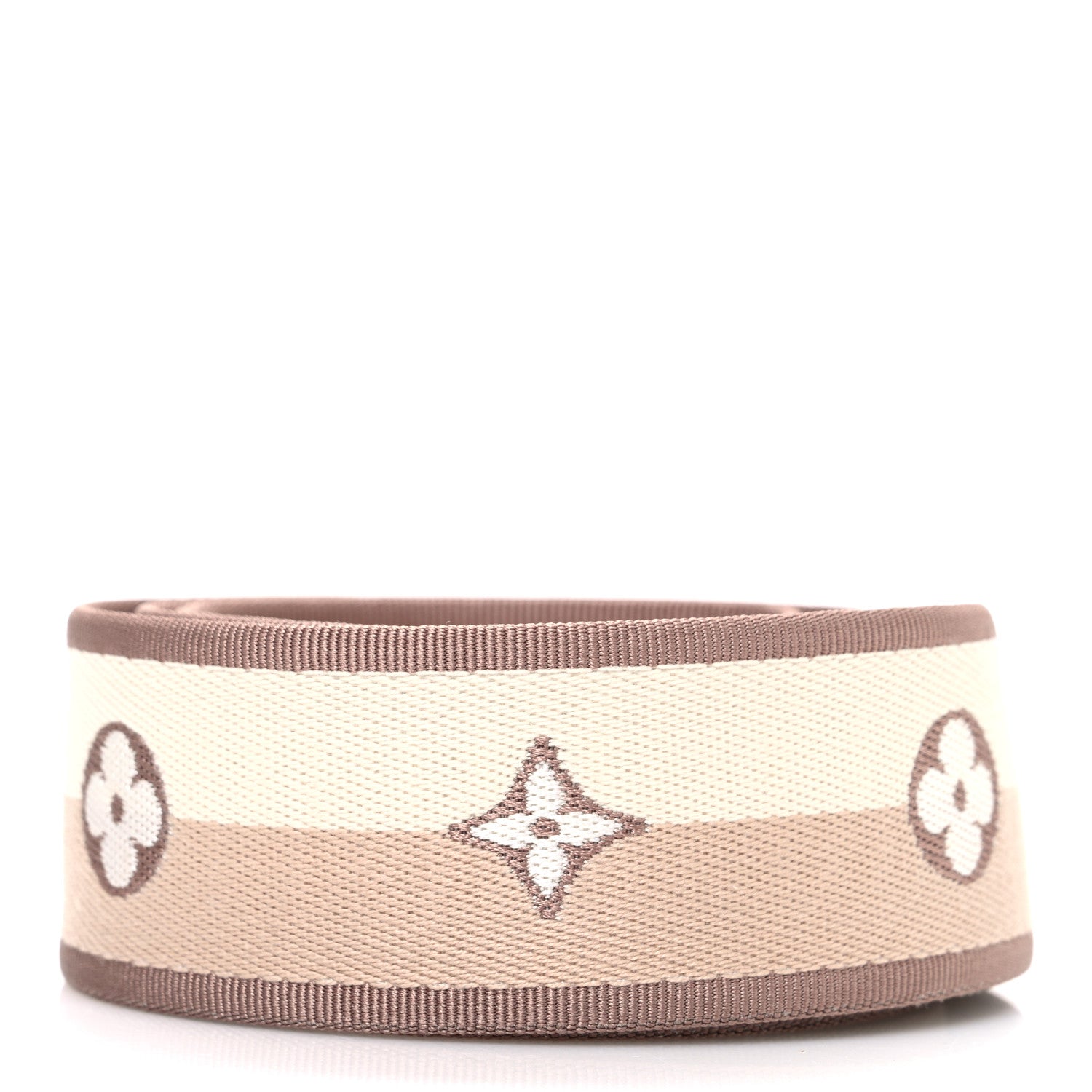 Louis Vuitton Jacquard Speedy Bandouliere 20 Shoulder Strap Beige 2 of 3