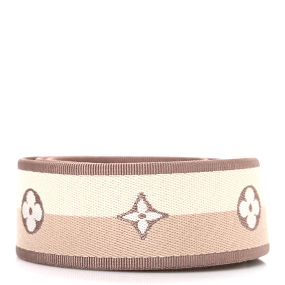 Louis Vuitton Jacquard Speedy Bandouliere 20 Shoulder Strap Beige 2 of 3