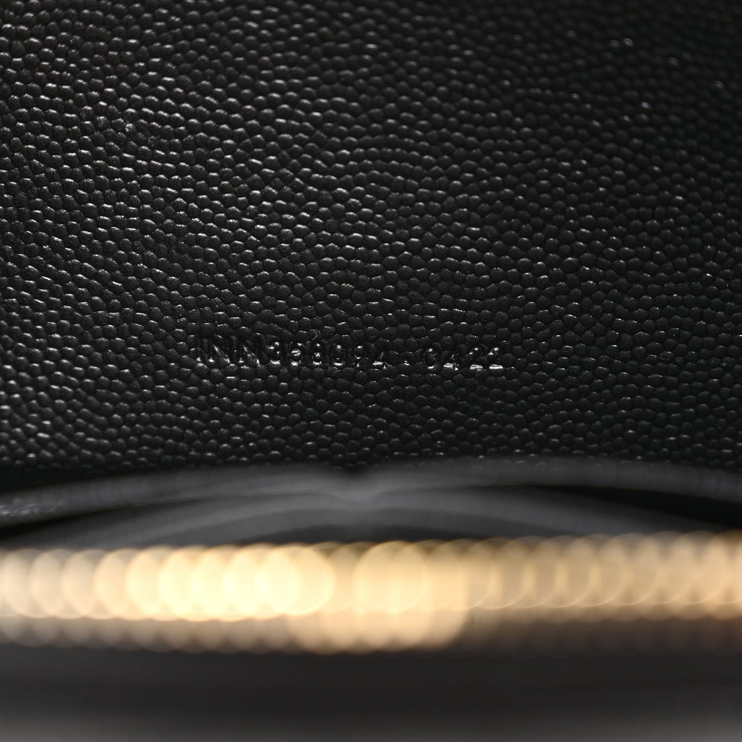 Grain De Poudre Matelasse Chevron Monogram Zip Around Wallet Black