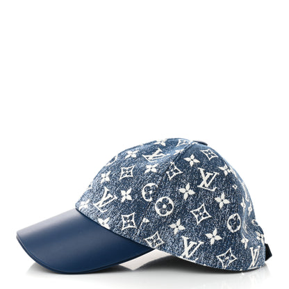 Louis Vuitton Monogram Jacquard Cap Blue 3 of 8