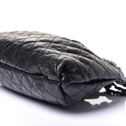 Chanel Caviar Quilted Medium Elastic Shopping Tote Black 9 of 9