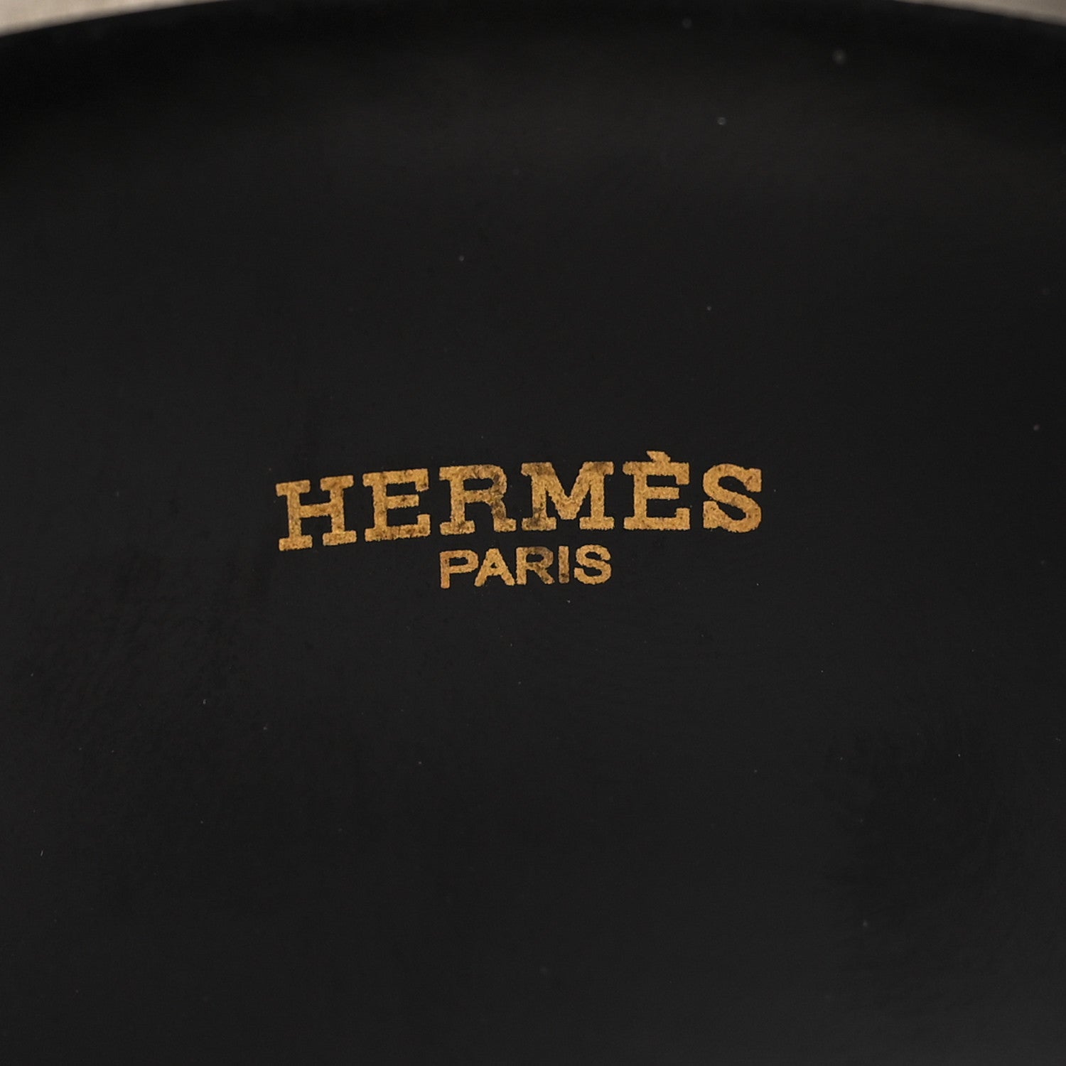 Hermes Enamel Printed Grand Apparat Extra Wide Bracelet 65 Black 4 of 5