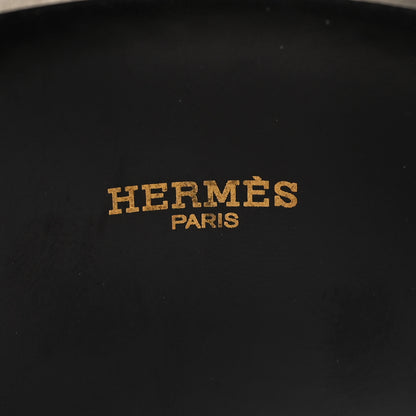 Hermes Enamel Printed Grand Apparat Extra Wide Bracelet 65 Black 4 of 5