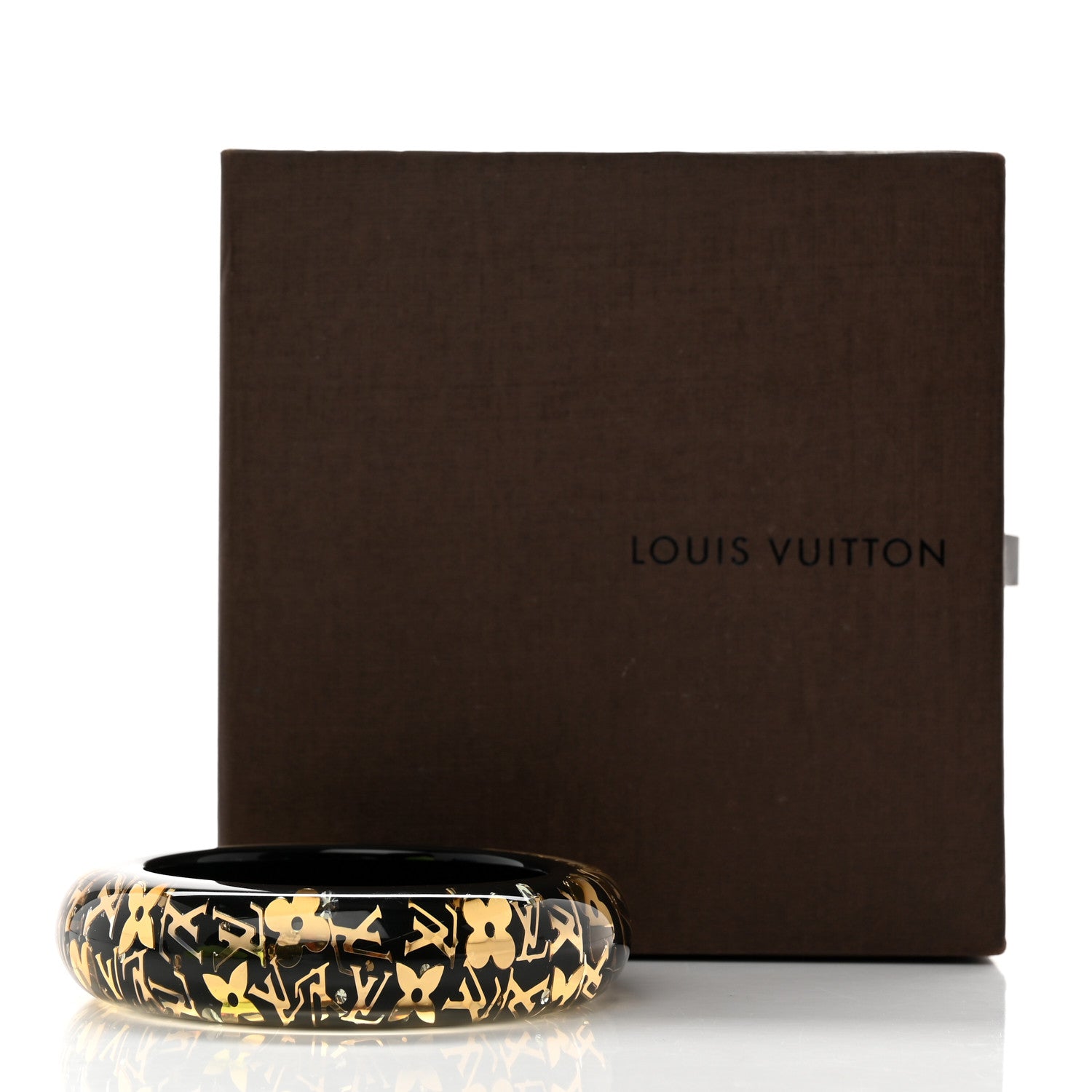Louis Vuitton Resin Swarovski Medium Inclusion Bracelet GM Black 8 of 8