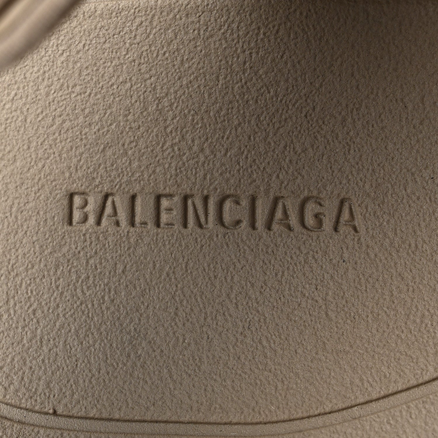 Balenciaga Fake Leather Mens Tourist Sandals 42 Taupe 6 of 9