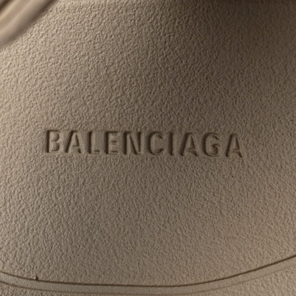 Balenciaga Fake Leather Mens Tourist Sandals 42 Taupe 6 of 9