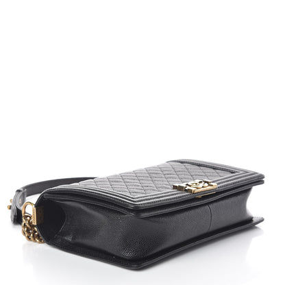 Chanel Caviar Quilted New Medium Boy Flap Black 4 of 13