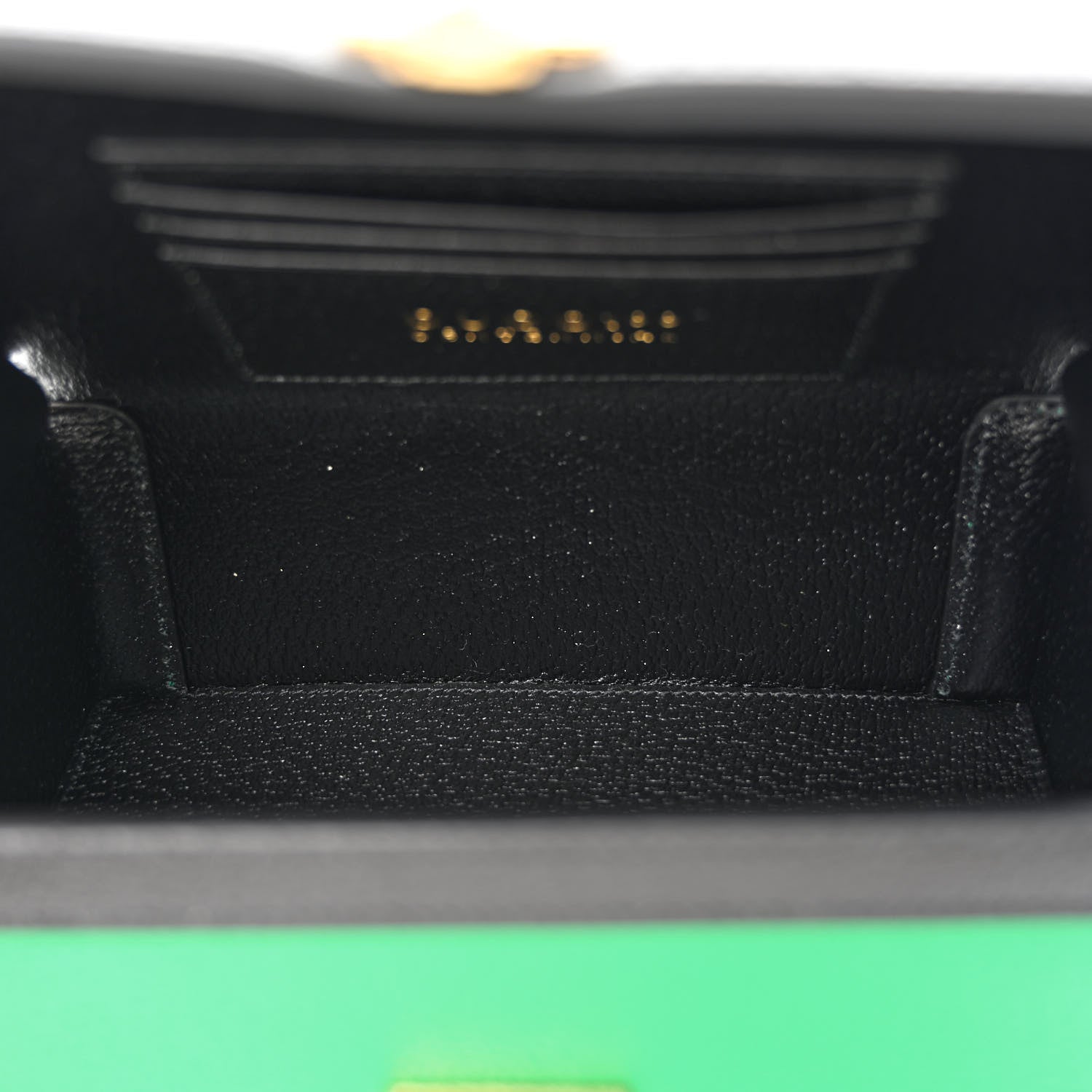 Gucci Grained Calfskin Gucci 100 Mini Bag Green 4 of 10