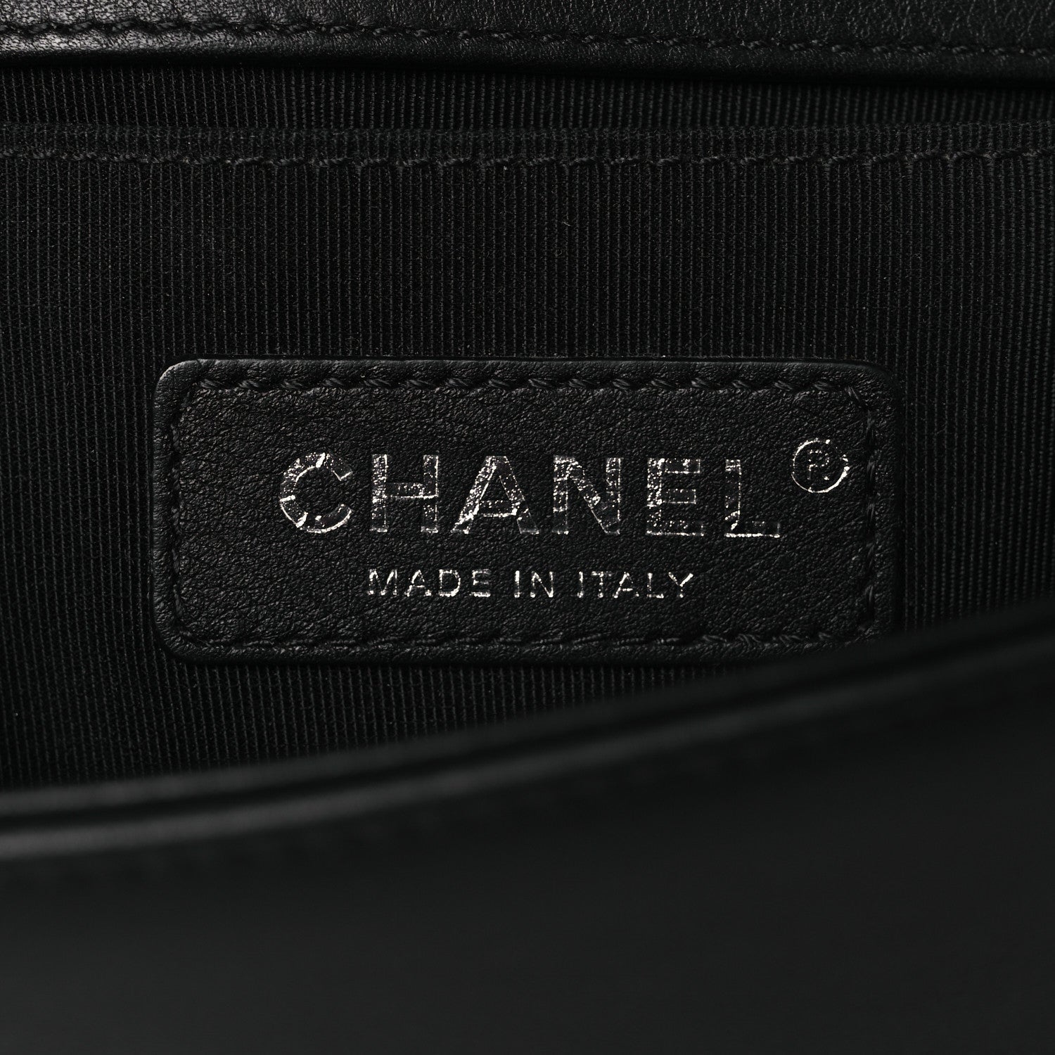Chanel Lambskin Chevron Quilted Small Boy Flap Black 6 of 10