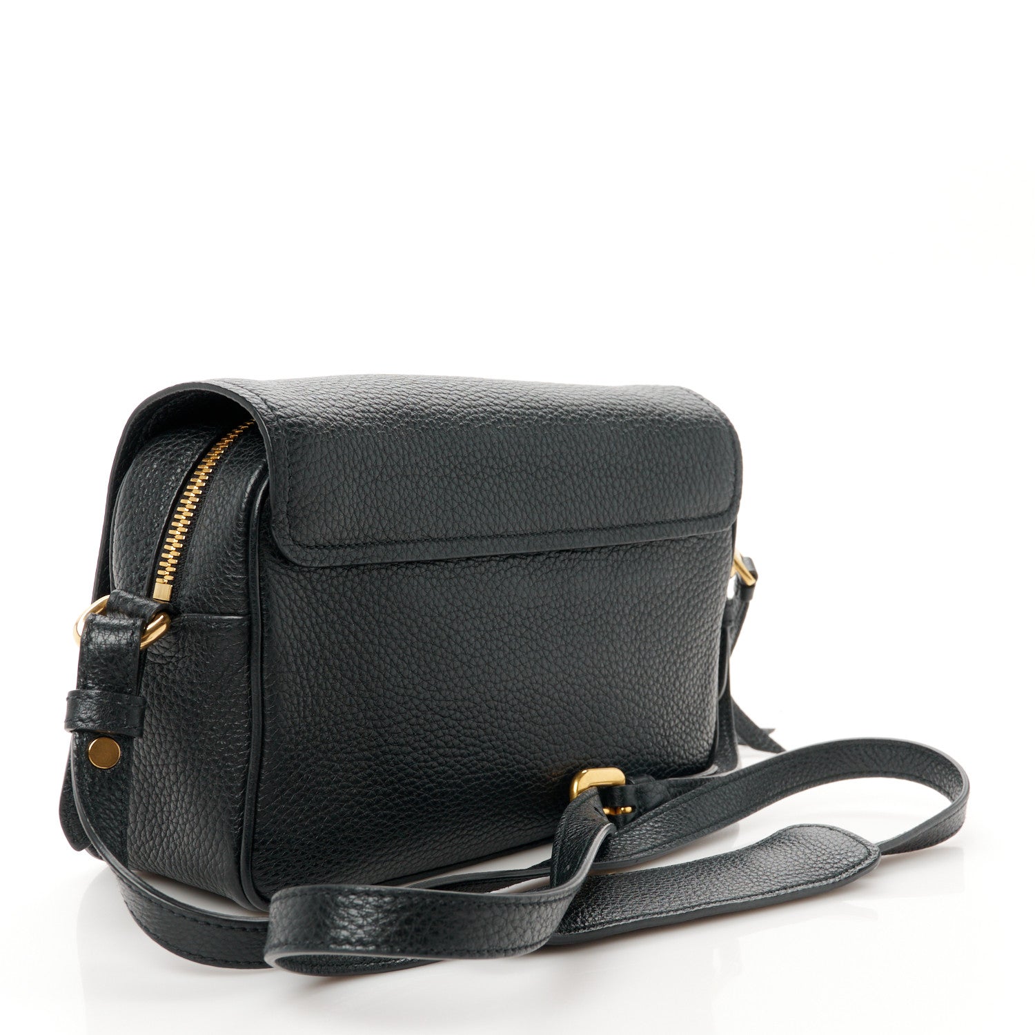 Prada Vitello Phenix Crossbody Bag Black 3 of 10