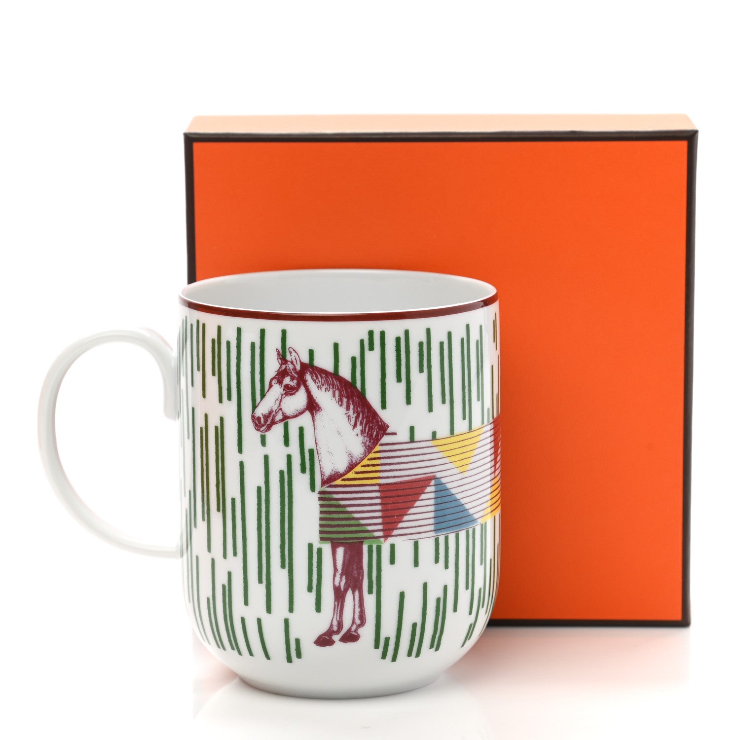 Hermes Porcelain Hippomobile Mug 8 of 8