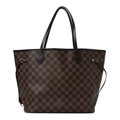 Louis Vuitton Damier Ebene Neo Neverfull MM Rose Ballerine 3 of 10