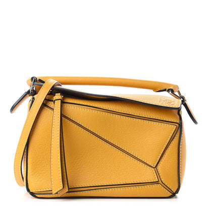 Loewe Calfskin Mini Puzzle Bag Narcisus Yellow 1 of 9