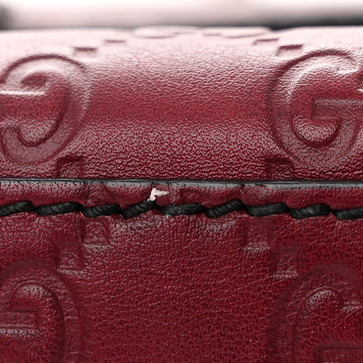 Gucci Soft Guccissima Medium Emily Chain Shoulder Bag Classic Ruby 10 of 12