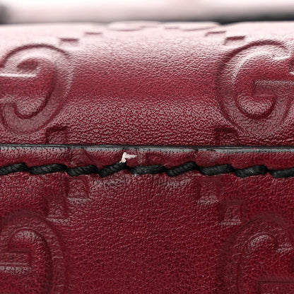 Gucci Soft Guccissima Medium Emily Chain Shoulder Bag Classic Ruby 10 of 12