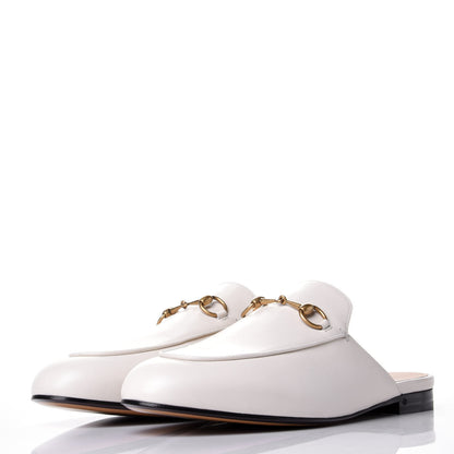 Gucci Malaga Kid Womens Princetown Slippers 39.5 Mystic White 3 of 11