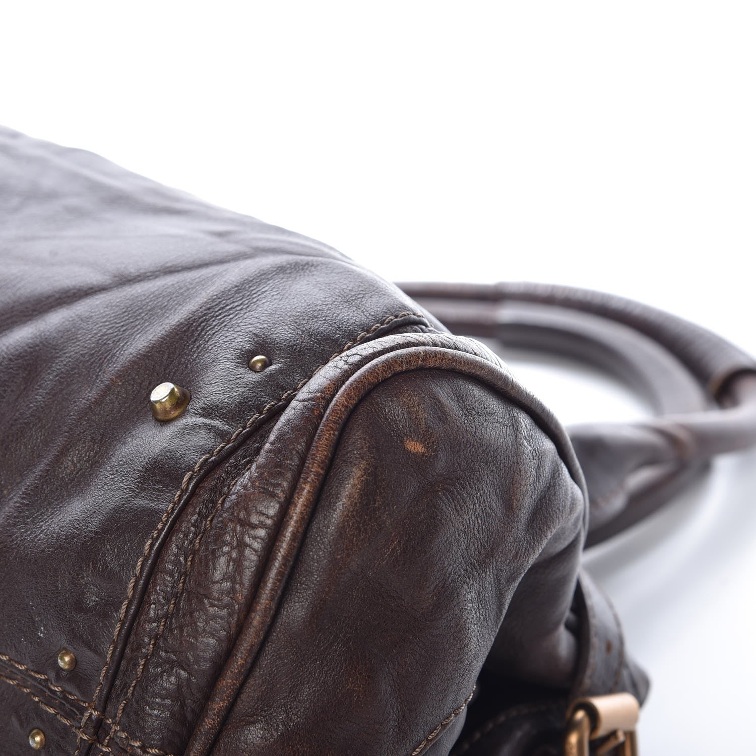 Chloe Calfskin Medium Paddington Satchel Chocolate 15 of 25