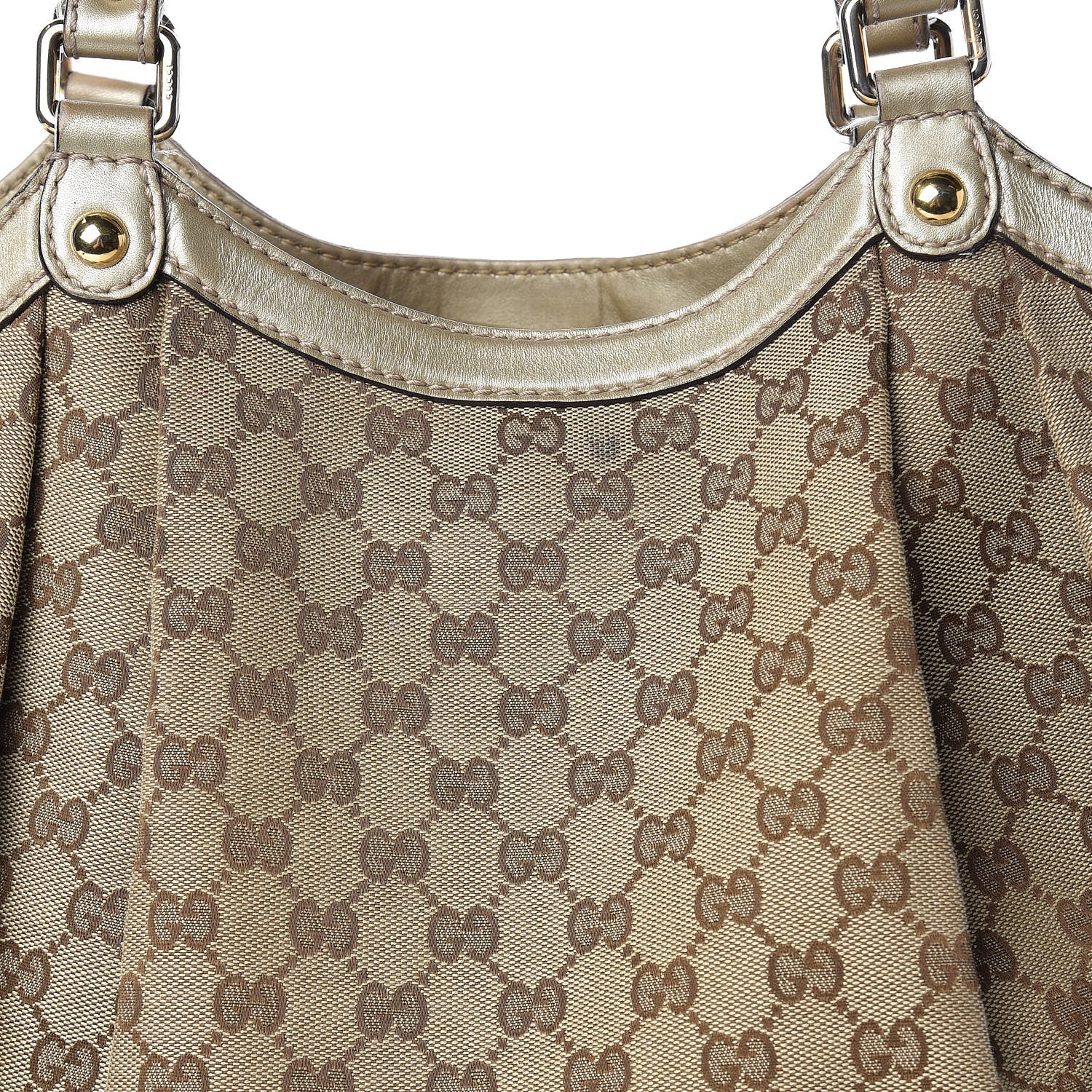 Gucci Monogram Large Sukey Tote Champagne 8 of 26